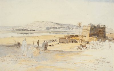 Luxor, 17 febbraio 1854 da Edward Lear
