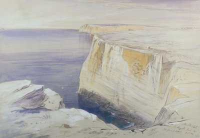 Malta, vicino a St. Angelo Hal Far da Edward Lear