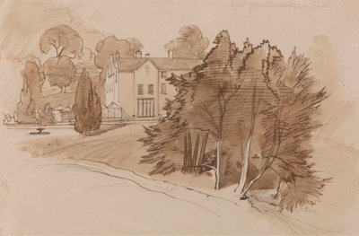 Maniero (Knowsley Lane?) da Edward Lear