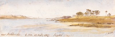 Vicino a Maharraka, ore 18:00, 13 febbraio 1867 (458) da Edward Lear
