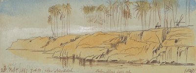 Vicino a Negadeh. 7:00 A.M., 25 febbraio 1867 (547) da Edward Lear