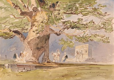 Sulla strada, a due ore da Tepelene, 19 aprile 1857 da Edward Lear