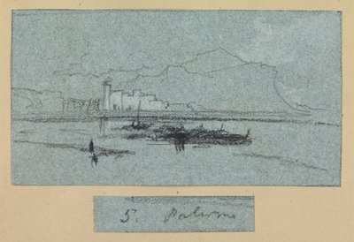 Palermo, da Vedute della Sicilia da Edward Lear