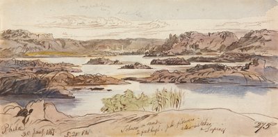 Philae, ore 17:20 del 30 gennaio 1867 (275) da Edward Lear