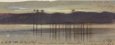 Philae, ore 6:00-6:15, 31 gennaio 1867 (277) da Edward Lear