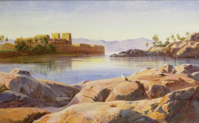 Philae sul Nilo da Edward Lear
