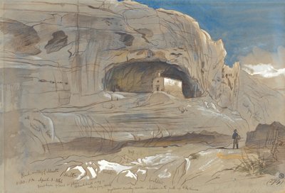 Valle rocciosa di Mosta, Malta, ore 13:30 (3 aprile 1866) da Edward Lear