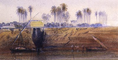 Sakkia, vicino a Ibreem, 6 febbraio 1865 da Edward Lear