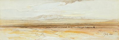 Due vedute di Tebe da Edward Lear