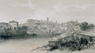 Vedute di Roma e dintorni: Roma da via Porta San Paolo da Edward Lear