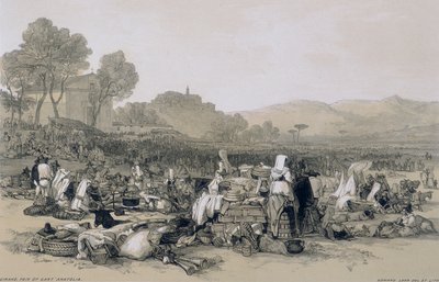 Vedute di Roma e dintorni: fiera di Sant