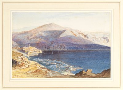 Villefranche-sur-Mer, XIX secolo da Edward Lear