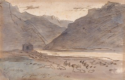 Vjose, ore 19:15 del 17 aprile 1857 da Edward Lear