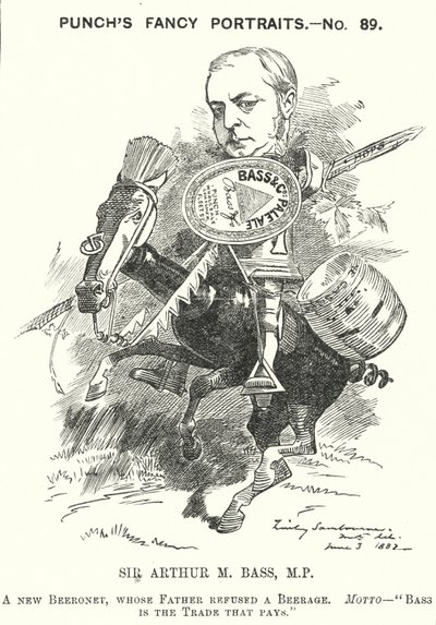 Sir Michael Arthur Bass da Edward Linley (after) Sambourne