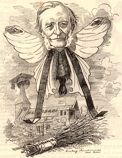 Caricatura di George Granville Bradley da Edward Linley Sambourne