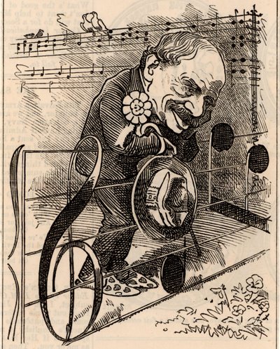 Cartone animato di Julius Benedict da Edward Linley Sambourne