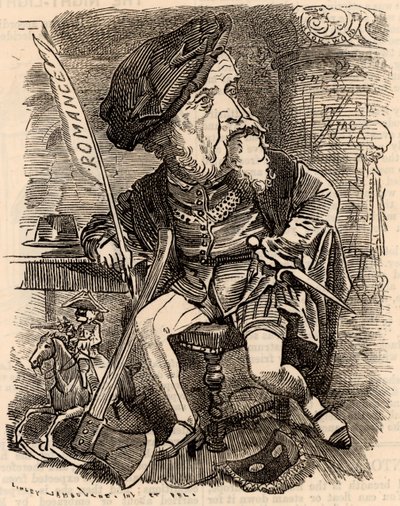Harrison Ainsworth (1805-1882) da Edward Linley Sambourne