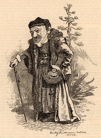 Moses Montefiore (1784-1885) da Edward Linley Sambourne