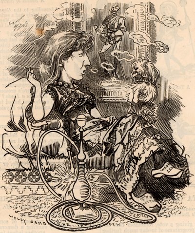 Ouida (1839-1908) da Edward Linley Sambourne