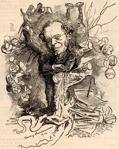 Ritratto di James Payn da Edward Linley Sambourne