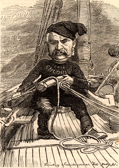 William Schwenck Gilbert (1836-1911) da Edward Linley Sambourne