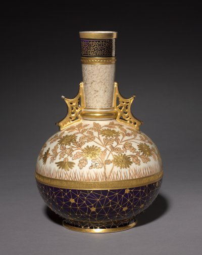 Vaso, realizzato dalla Faience Manufacturing Company, USA da Edward Lycett