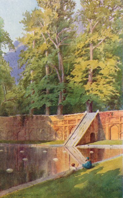 Una terrazza del Nishat Bagh da Edward Mary Joseph Molyneux