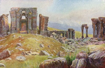 Le rovine di Martand da Edward Mary Joseph Molyneux