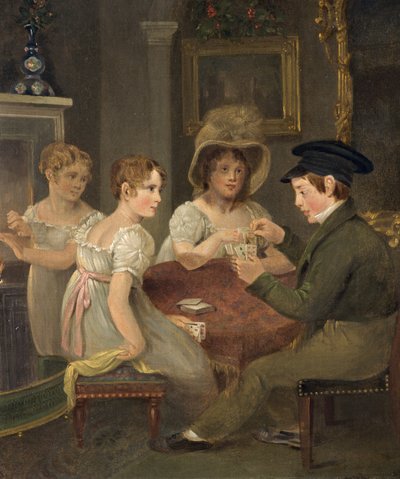 Mrs Sarah Cornock e i suoi tre figli, c.1810 da Edward Matthew Pearce
