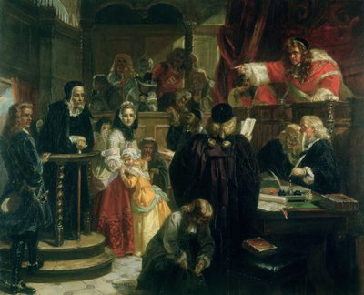 Il giudice Jeffries insulta Richard Baxter al suo processo da Edward Matthew Ward