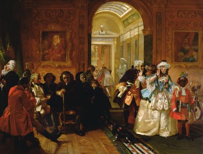 Anticamera di Lord Chesterfield nel 1748, 1869 da Edward Matthew Ward