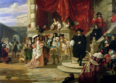 La caduta di Edward Hyde (1609-74), 1° conte di Clarendon, 1861 da Edward Matthew Ward