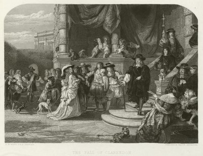 La caduta di Clarendon da Edward Matthew after Ward