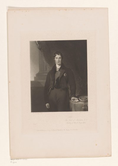 Ritratto di George Hamilton-Gordon da Edward McInnes