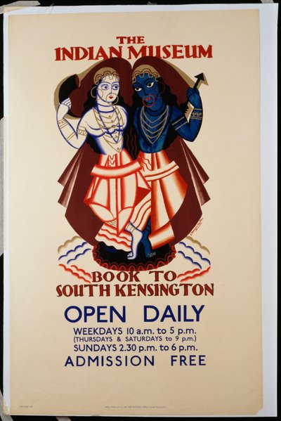 Il Museo Indiano da Edward McKnight Kauffer
