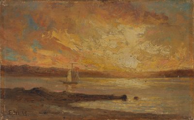 Barca in mare da Edward Mitchell Bannister