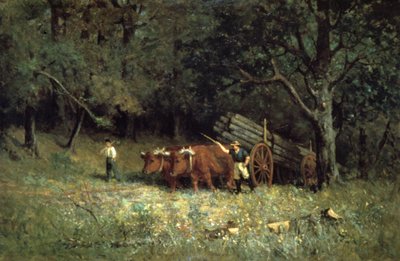Portare a casa le mucche, 1881 da Edward Mitchell Bannister