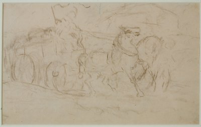 Cavallo e Carro (#9), c. 1880s da Edward Mitchell Bannister