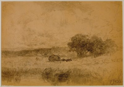 Paesaggio, boschi (#13) c. 1880 da Edward Mitchell Bannister