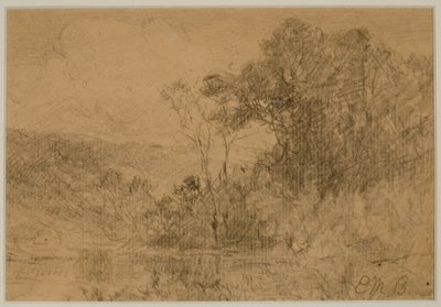 Paesaggio, boschi (#36) c. 1880s da Edward Mitchell Bannister