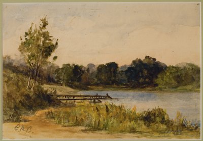 Paesaggio con Molo e Acqua (#37), c. 1880 da Edward Mitchell Bannister