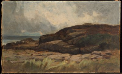 Senza titolo (paesaggio con rocce) da Edward Mitchell Bannister
