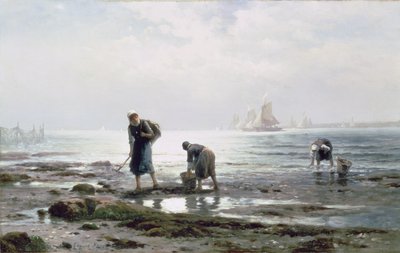 Raccoglitori di ostriche da Edward Moran