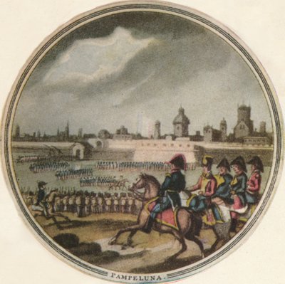 Battaglia di Pampeluna, 1815, 1910 da Edward Orme