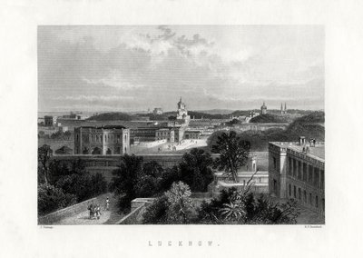 Lucknow, capitale dello stato di Uttar Pradesh, India, XIX secolo da Edward Paxman Brandard