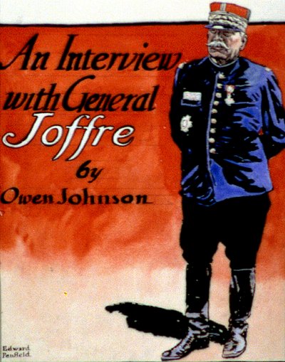 Generale Joffre (1852-1931), comandante militare francese. Edward Penfield (1866-1925) artista e illustratore americano. Copertina della rivista 