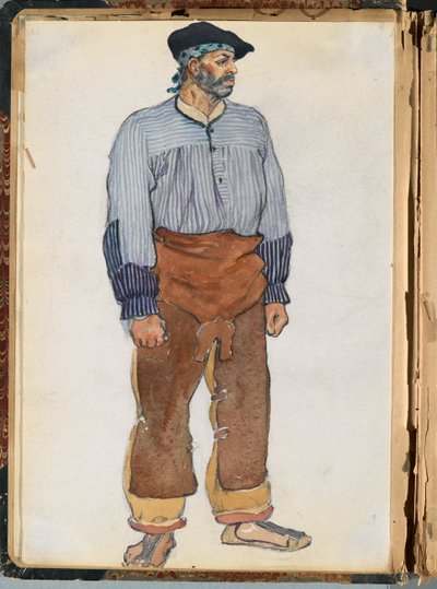 Schizzo spagnolo, c.1911 da Edward Penfield