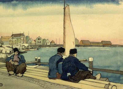Aspettando il vento e la marea da Edward Penfield