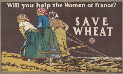 Aiuterai le donne di Francia, risparmia grano da Edward Penfield