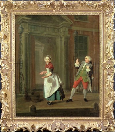 Una Scena da "Descrizione di una Pioggia Cittadina" di Jonathan Swift da Edward Penny